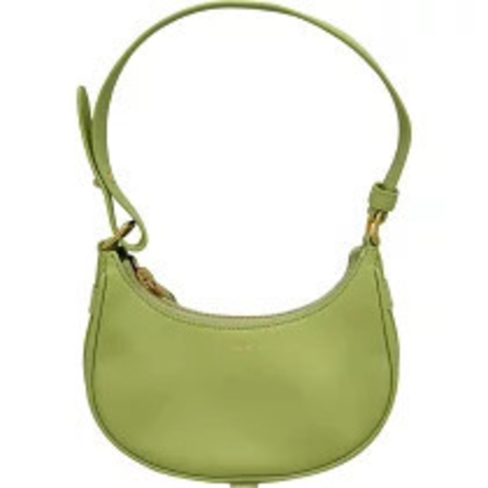 Celine Avant Shoulder Bag Green Leather